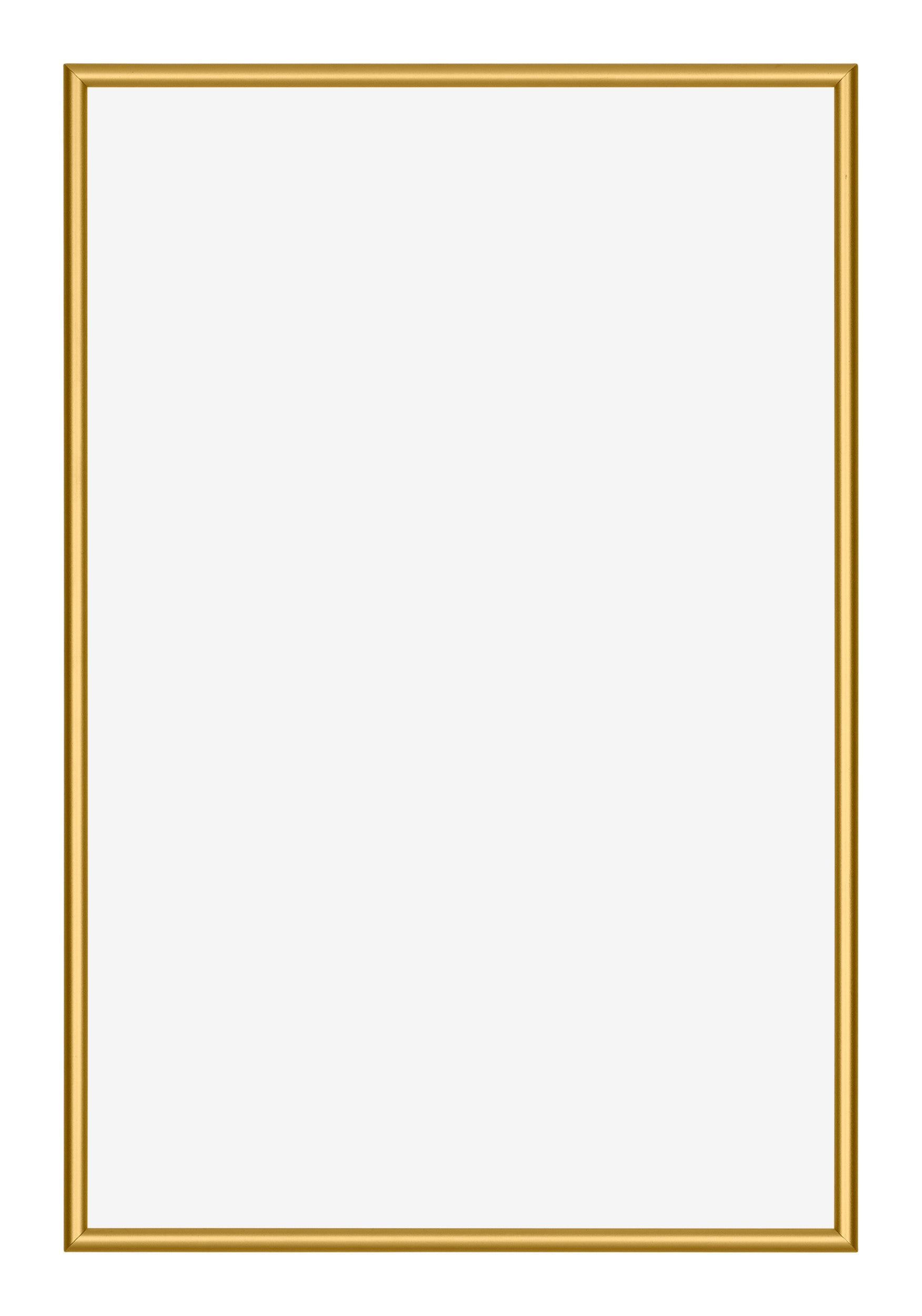 New York Aluminium Photo Frame 62x93cm Gold Shiny Front | Yourdecoration.com
