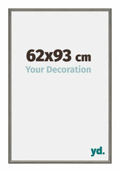 New York Aluminium Photo Frame 62x93cm Mercury Structure Front Size | Yourdecoration.com