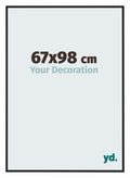 New York Aluminium Photo Frame 67x98cm Black Matte Front Size | Yourdecoration.com