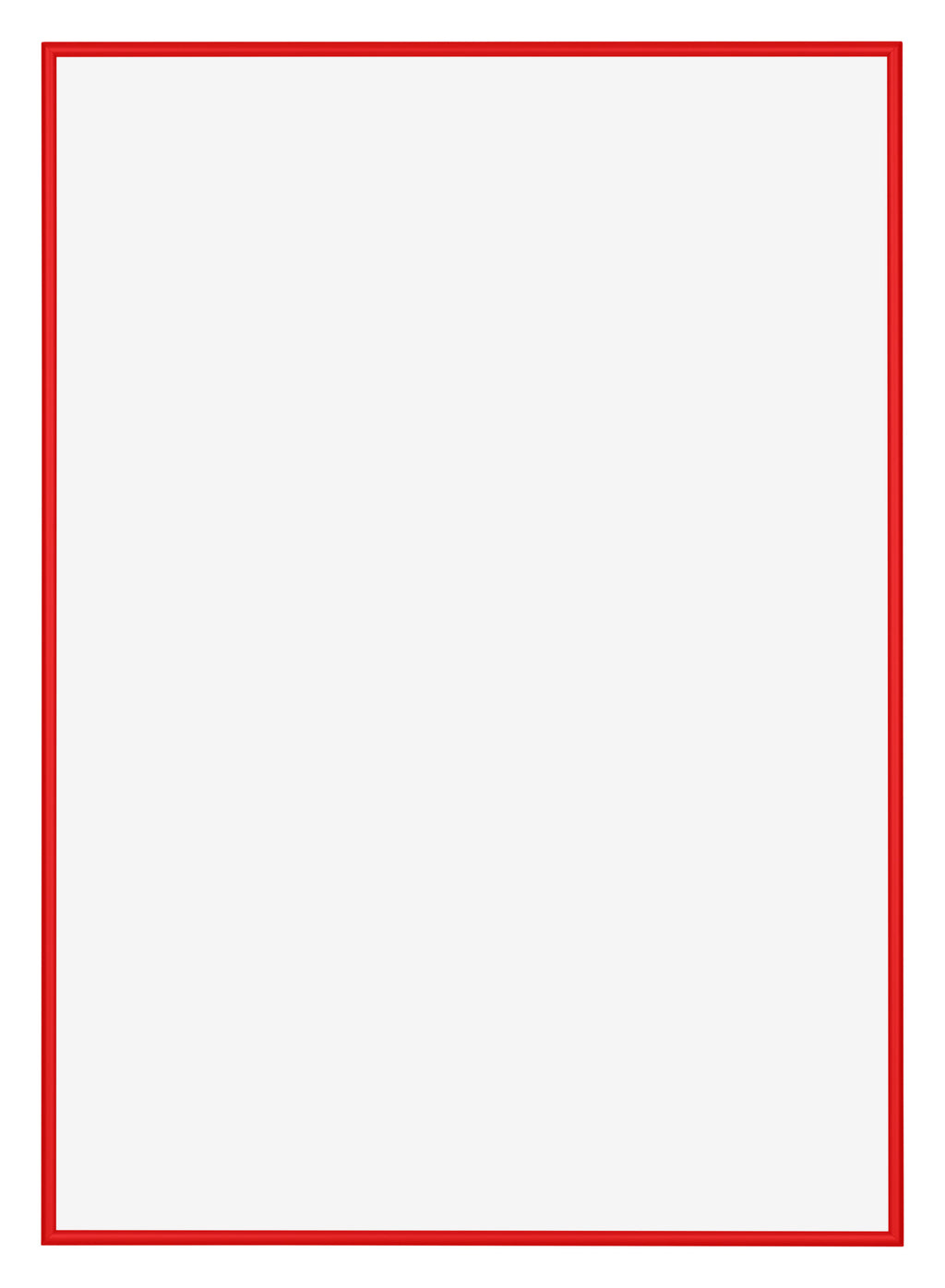 New York Aluminium Photo Frame 67x98cm Red Ferarri Front | Yourdecoration.com