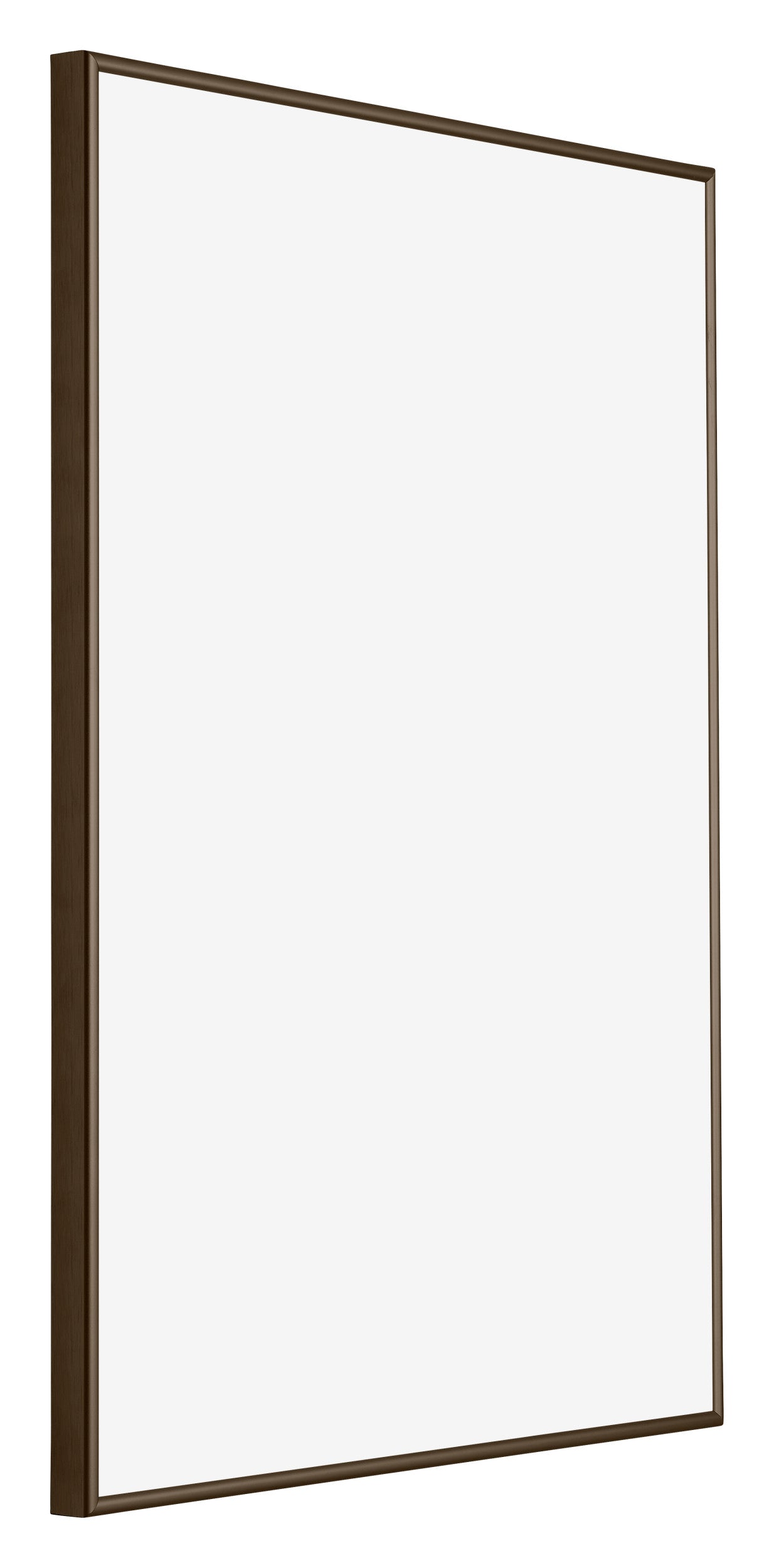 New York Aluminium Photo Frame 67x98cm Walnut Structure Front Oblique | Yourdecoration.com