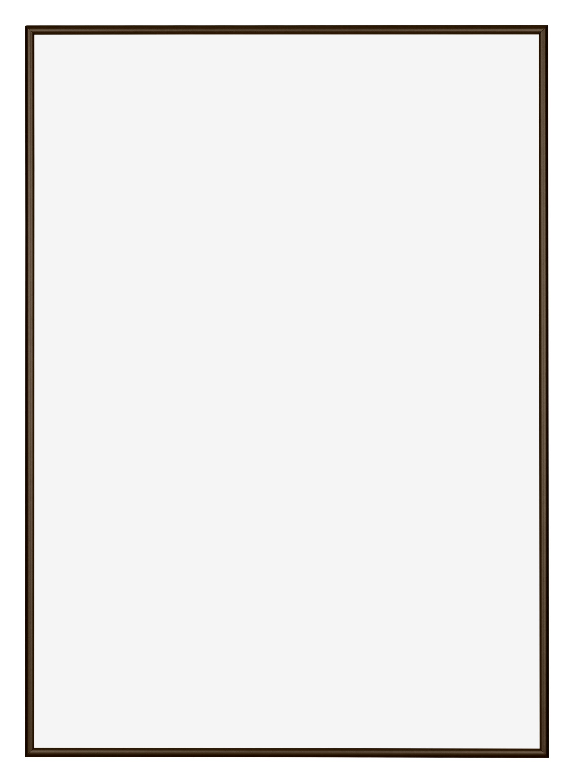 New York Aluminium Photo Frame 67x98cm Walnut Structure Front | Yourdecoration.com