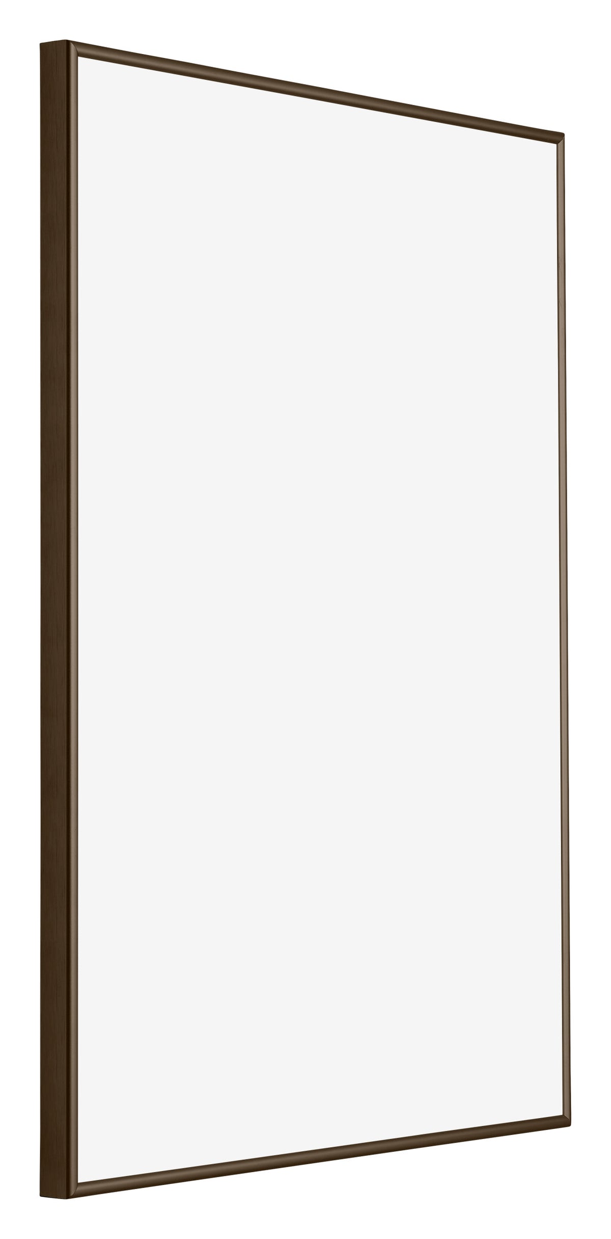New York Aluminium Photo Frame 68x98cm Walnut Structure Front Oblique | Yourdecoration.com