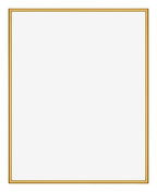 New York Aluminium Photo Frame 70x90cm Gold Shiny Front | Yourdecoration.com