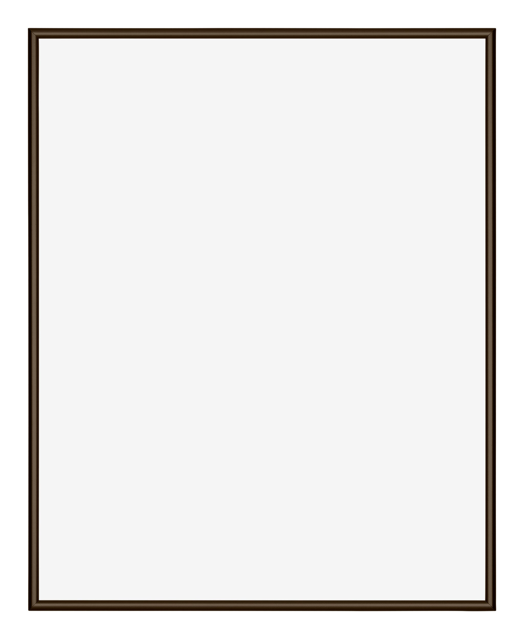 New York Aluminium Photo Frame 70x90cm Walnut Structure Front | Yourdecoration.com