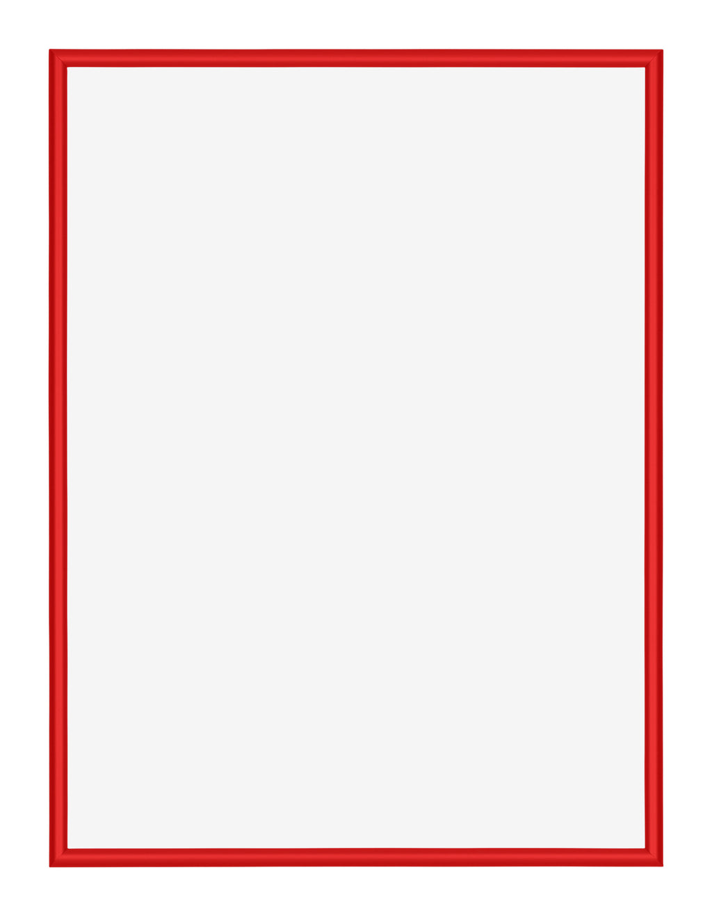 New York Aluminium Photo Frame 75x100cm Ferrari Red Front | Yourdecoration.com