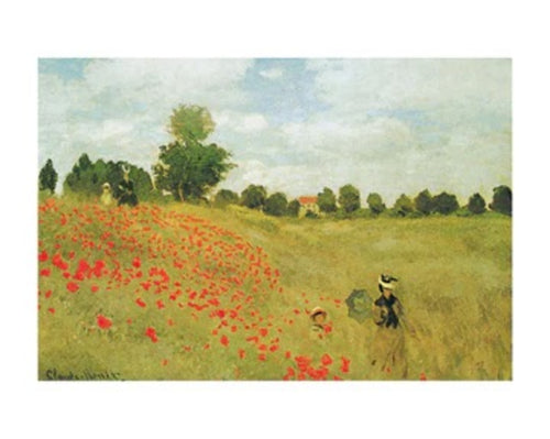 PGM 14 376 Claude Monet Les coquelicots Art Print 40x30cm | Yourdecoration.com