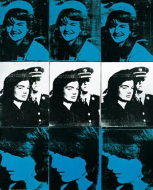 PGM AW 102 Andy Warhol Nine Jackies 1964 Art Print 68x87cm | Yourdecoration.com