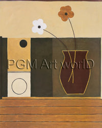 PGM ENP 314 Pablo Esteban Circles and Flowers II Art Print 40x50cm | Yourdecoration.com