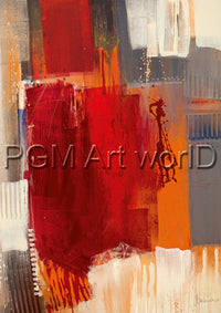 PGM FCU 701M Francesco Cusumano Astratto colorato I Art Print 21x30cm | Yourdecoration.com