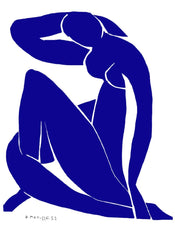 PGM HM 340N Henri Matisse Nu bleu II Art Print 60x80cm | Yourdecoration.com