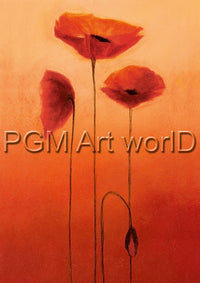 PGM HNE 704M Erika Heinemann Poppy Elegance III Art Print 21x30cm | Yourdecoration.com