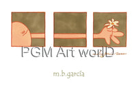 PGM MBG 17 Maria Barroso Garcia Un regalo Art Print 39x30cm | Yourdecoration.com