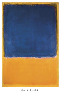 PGM MKR 466 Mark Rothko Untitled 1950 Blue Yellow Art Print 658x1015cm | Yourdecoration.com