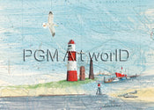 PGM NK 01 Katharina Noack Die Feuer von Borkum Art Print 70x50cm | Yourdecoration.com