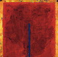 PGM RAB 17 Ralf Bohnenkamp Contrasting Red Art Print 98x98cm | Yourdecoration.com