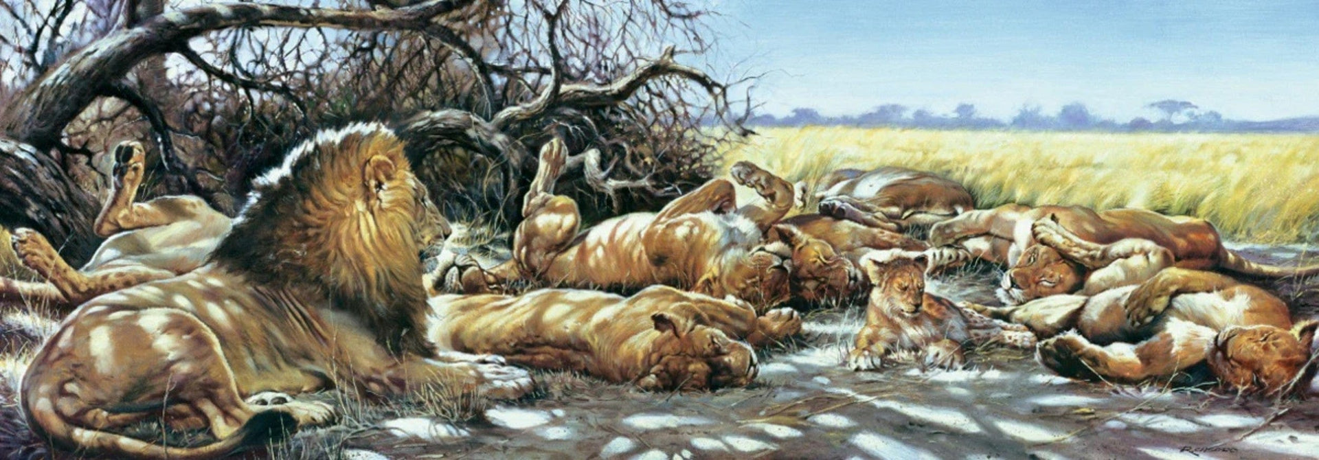 PGM RCA 49 Renato Casaro After breakfast Art Print 99x34cm | Yourdecoration.com
