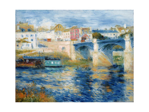 PGM REN 702 Auguste Renoir Le pont a Chatu Art Print 80x60cm | Yourdecoration.com