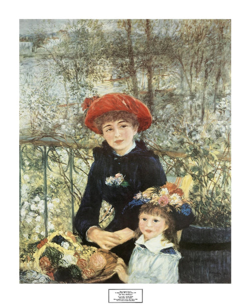 PGM REN 84 Auguste Renoir On the Terrace 1881 Art Print 66x81cm | Yourdecoration.com