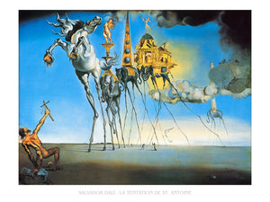 PGM SD 137 Salvador Dali La tentation de St Antoine Art Print 80x60cm | Yourdecoration.com