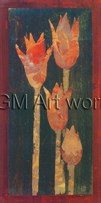 PGM ULI 71 Gabor Ulveczki Tulip Panel Art Print 30x61cm | Yourdecoration.com