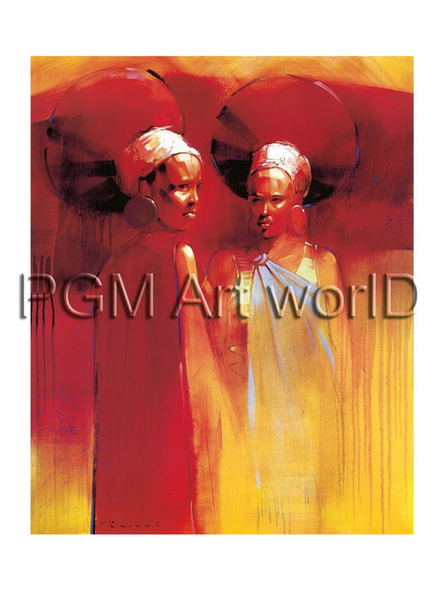 PGM UP 33518 Peter Pharoah African Grace Art Print 60x80cm | Yourdecoration.com