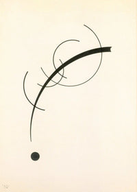 PGM WK 57 Wassily Kandinsky Freie Kurve auf den Punkt Art Print 50x70cm | Yourdecoration.com