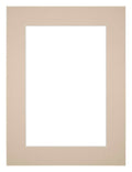 Passe Partout 18x24cm Carton Beige Edge 5cm Straight Front | Yourdecoration.com
