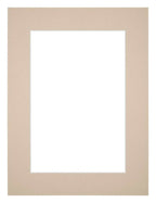 Passe Partout 18x24cm Carton Beige Edge 5cm Straight Front | Yourdecoration.com
