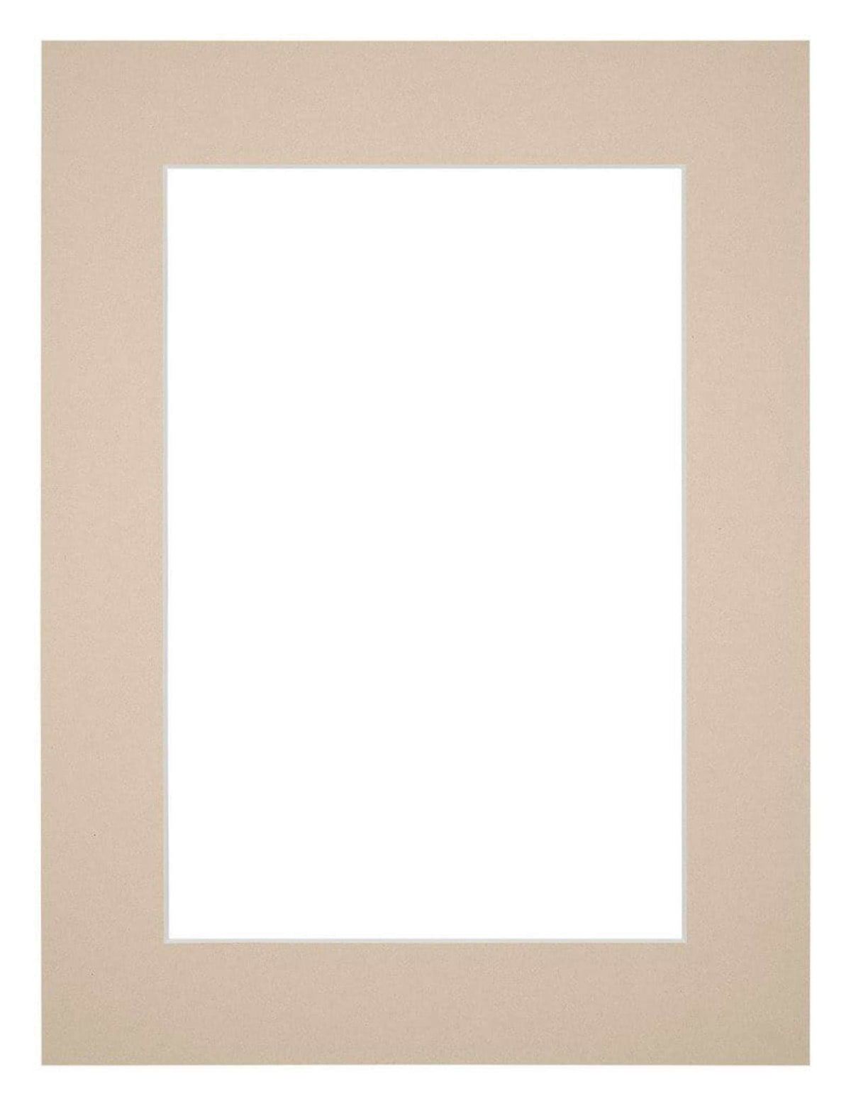 Passe Partout 18x24cm Carton Beige Edge 5cm Straight Front | Yourdecoration.com