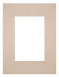 Passe Partout 18x24cm Carton Beige Edge Straight Front | Yourdecoration.com