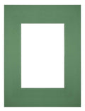 Passe Partout 18x24cm Carton Green Forest Edge Straight Front | Yourdecoration.com