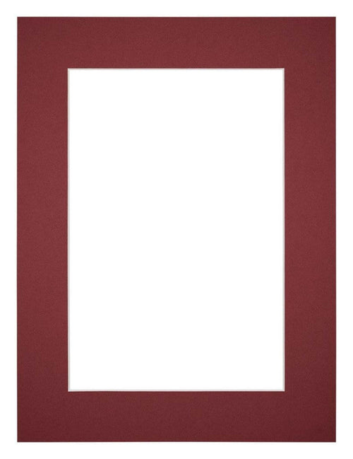 Passe Partout 18x24cm Carton Wine Red Edge 5cm Straight Front | Yourdecoration.com