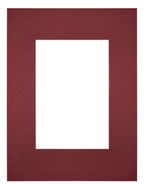 Passe Partout 18x24cm Carton Wine Red Edge Straight Front | Yourdecoration.com