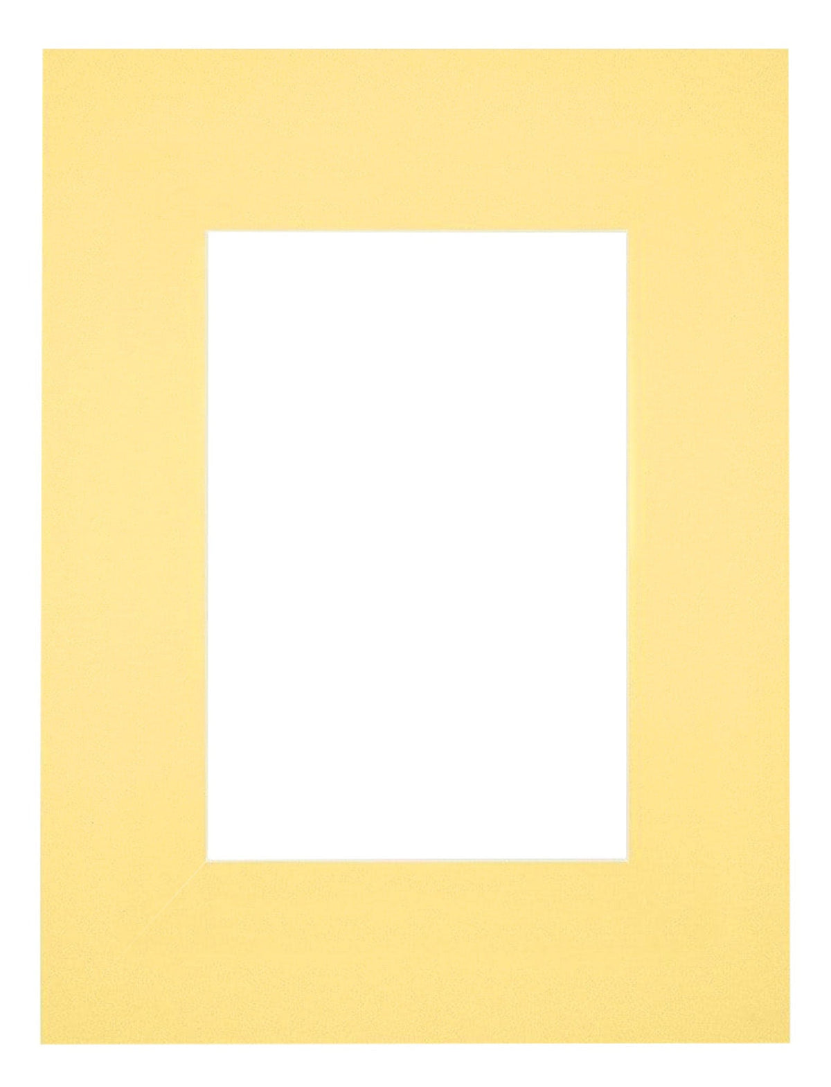Passe Partout 18x24cm Carton Yellow Edge Straight Front | Yourdecoration.com