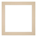 Passe Partout 20x20cm Carton Beige Edge 4cm Straight Front | Yourdecoration.com