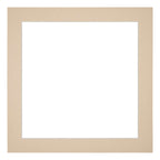 Passe Partout 20x20cm Carton Beige Edge 4cm Straight Front | Yourdecoration.com