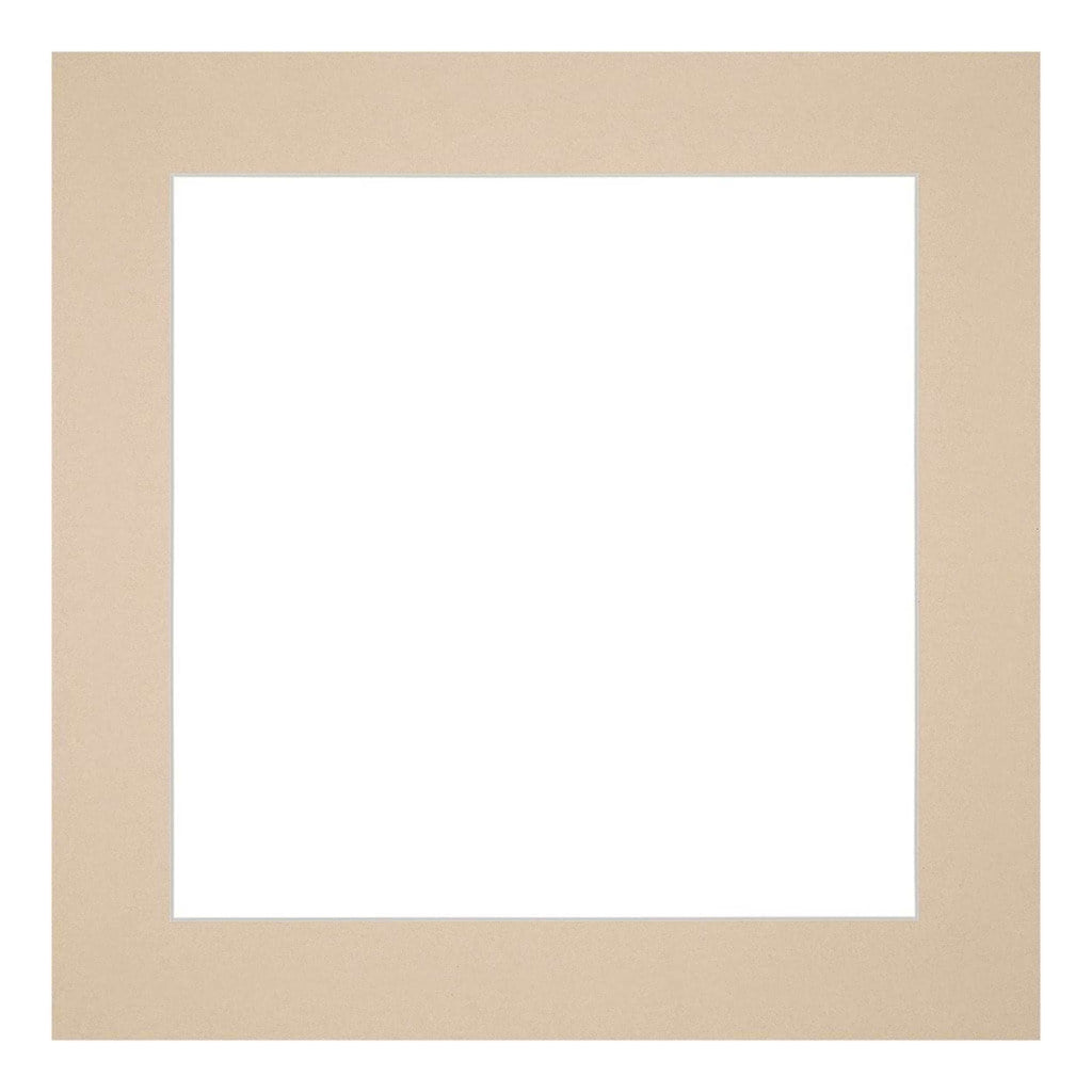 Passe Partout 20x20cm Carton Beige Edge Straight Front | Yourdecoration.com