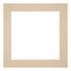 Passe Partout 20x20cm Carton Beige Edge Straight Front | Yourdecoration.com