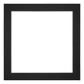 Passe Partout 20x20cm Carton Black Edge 4cm Straight Front | Yourdecoration.com