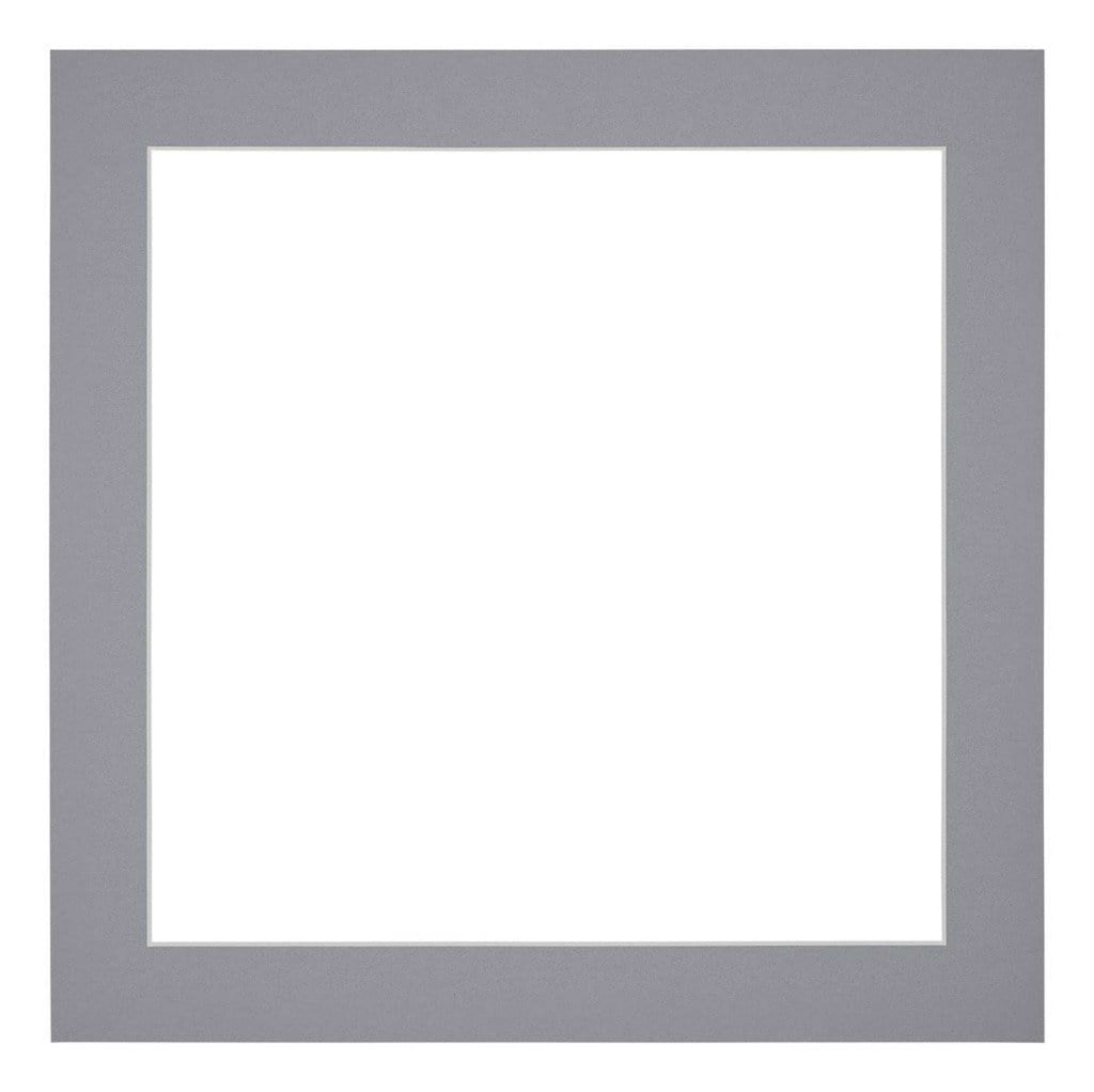 Passe Partout 20x20cm Carton Gray Edge 4cm Straight Front | Yourdecoration.com