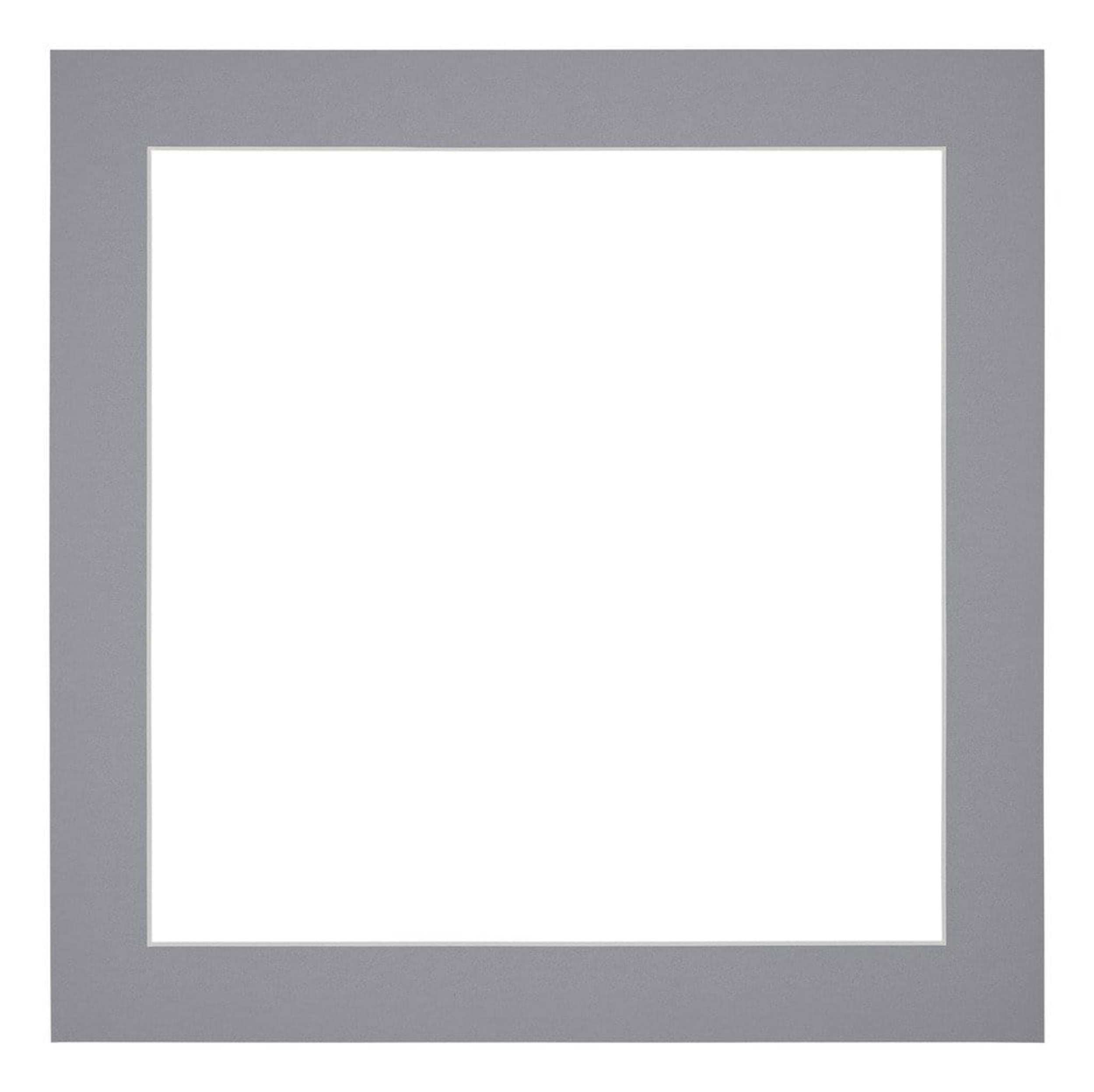 Passe Partout 20x20cm Carton Gray Edge 4cm Straight Front | Yourdecoration.com