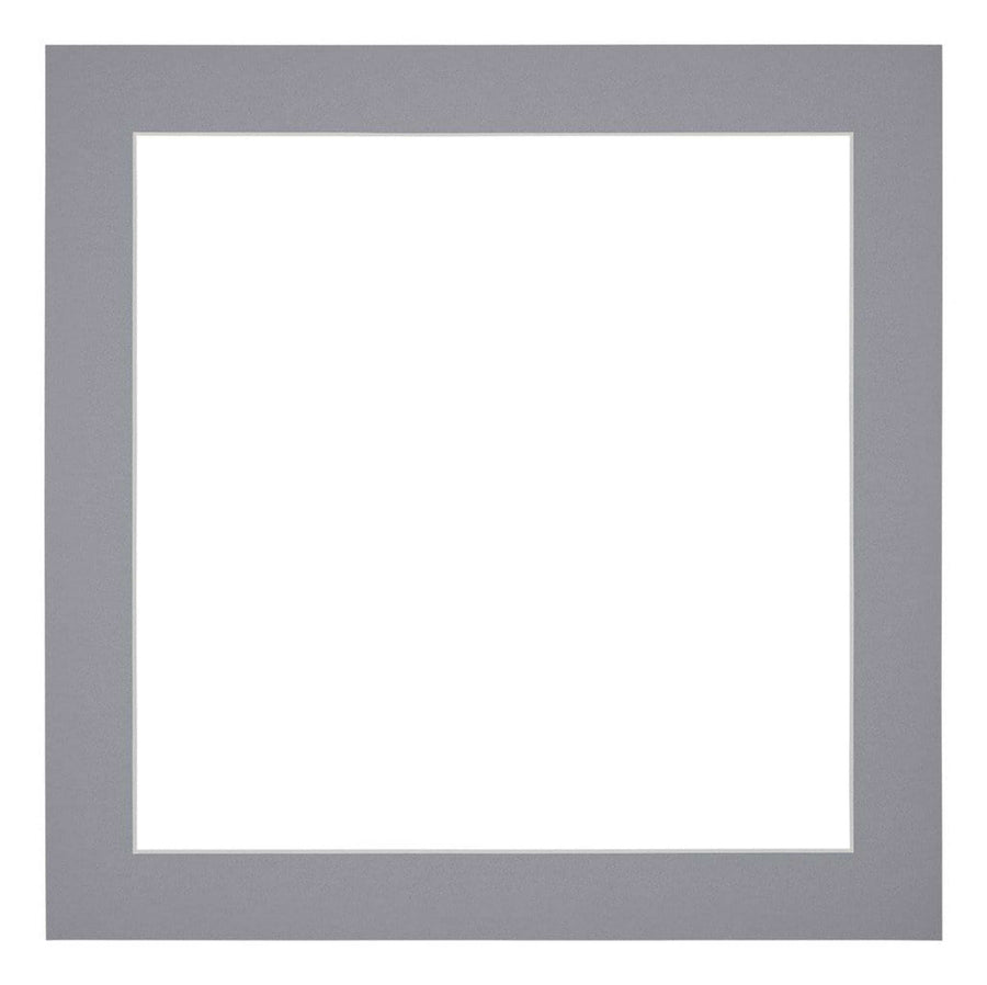 Passe Partout 20x20cm Carton Gray Edge 4cm Straight Front | Yourdecoration.com