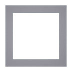 Passe Partout 20x20cm Carton Gray Edge Straight Front | Yourdecoration.com