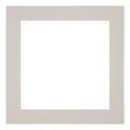 Passe Partout 20x20cm Carton Gray Gray Edge 5cm Straight Front | Yourdecoration.com