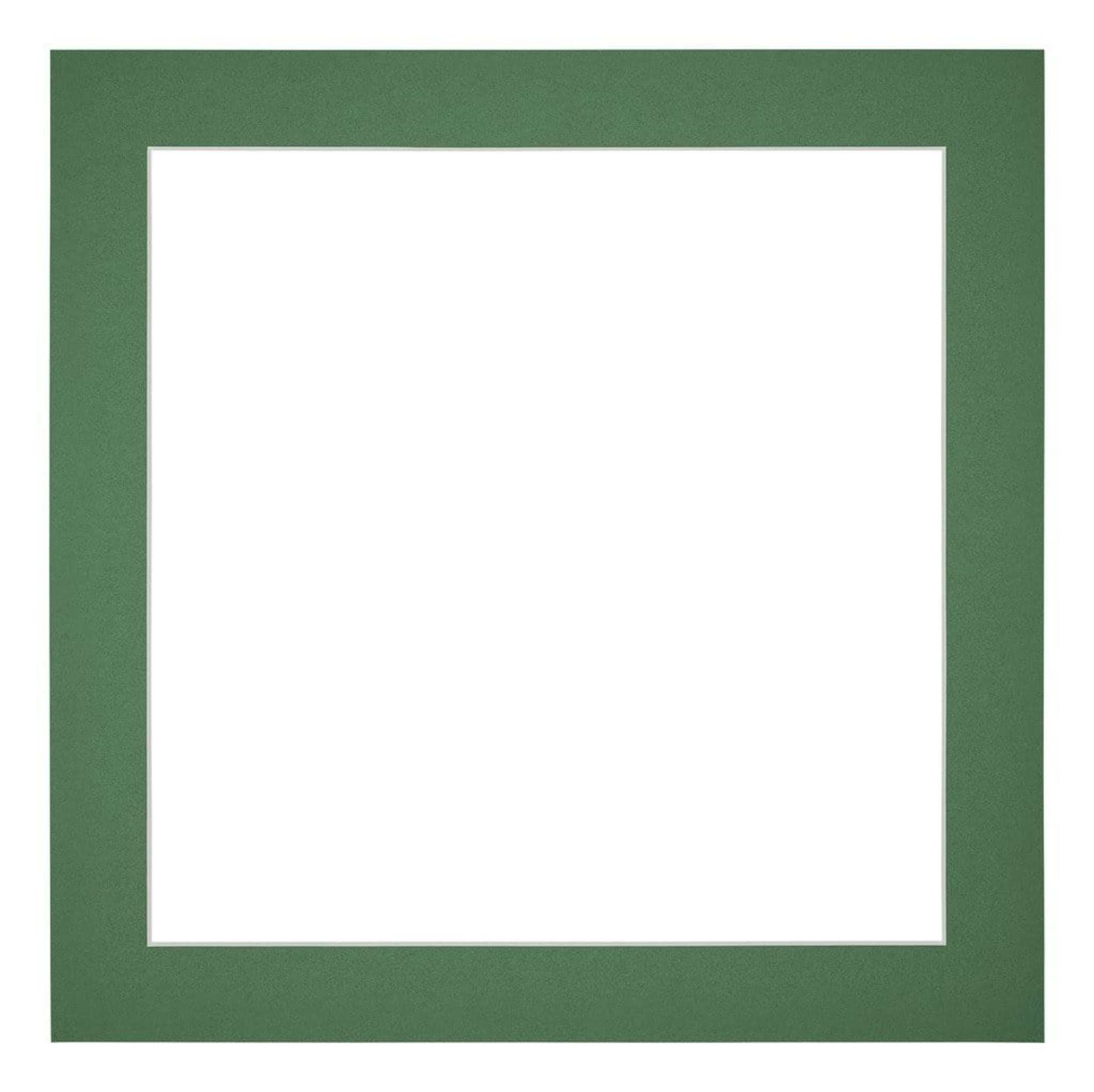 Passe Partout 20x20cm Carton Green Forest Edge 4cm Straight Front | Yourdecoration.com