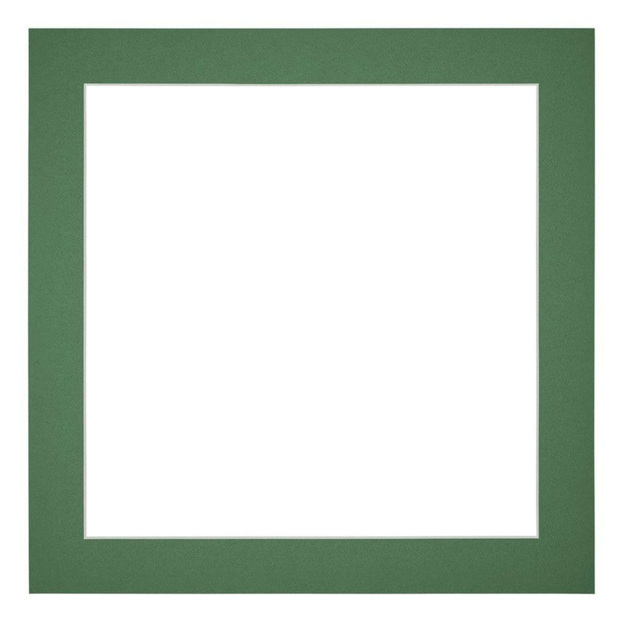 Passe Partout 20x20cm Carton Green Forest Edge 4cm Straight Front | Yourdecoration.com