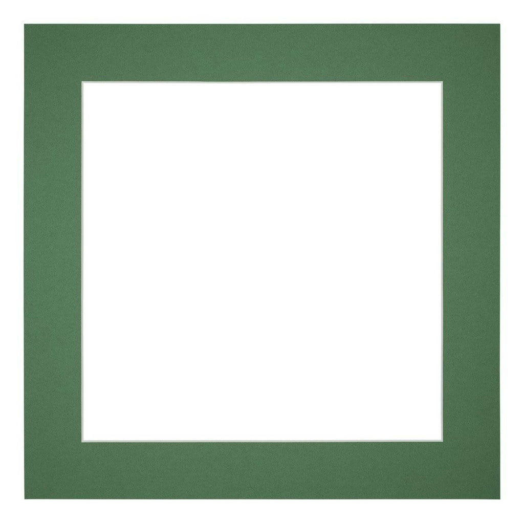 Passe Partout 20x20cm Carton Green Forest Edge 5cm Straight Front | Yourdecoration.com