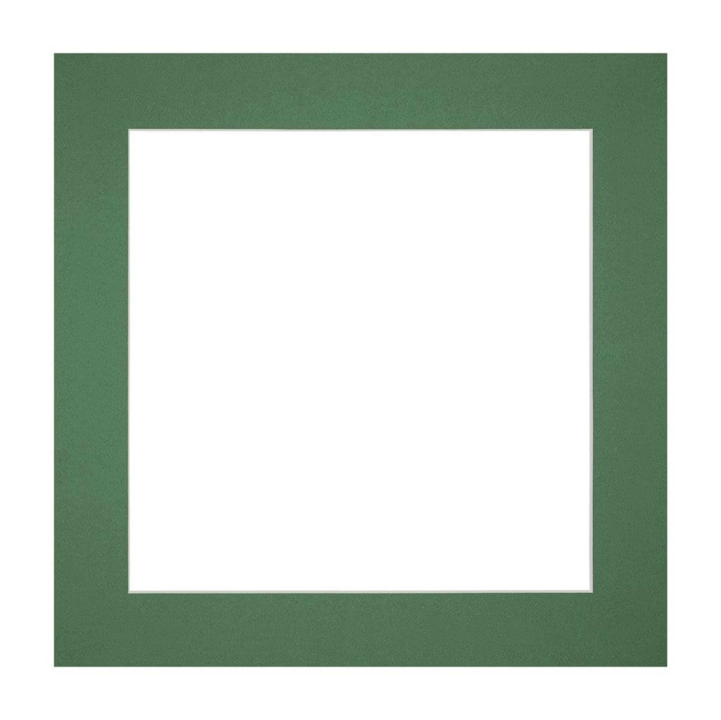 Passe Partout 20x20cm Carton Green Forest Edge Straight Front | Yourdecoration.com