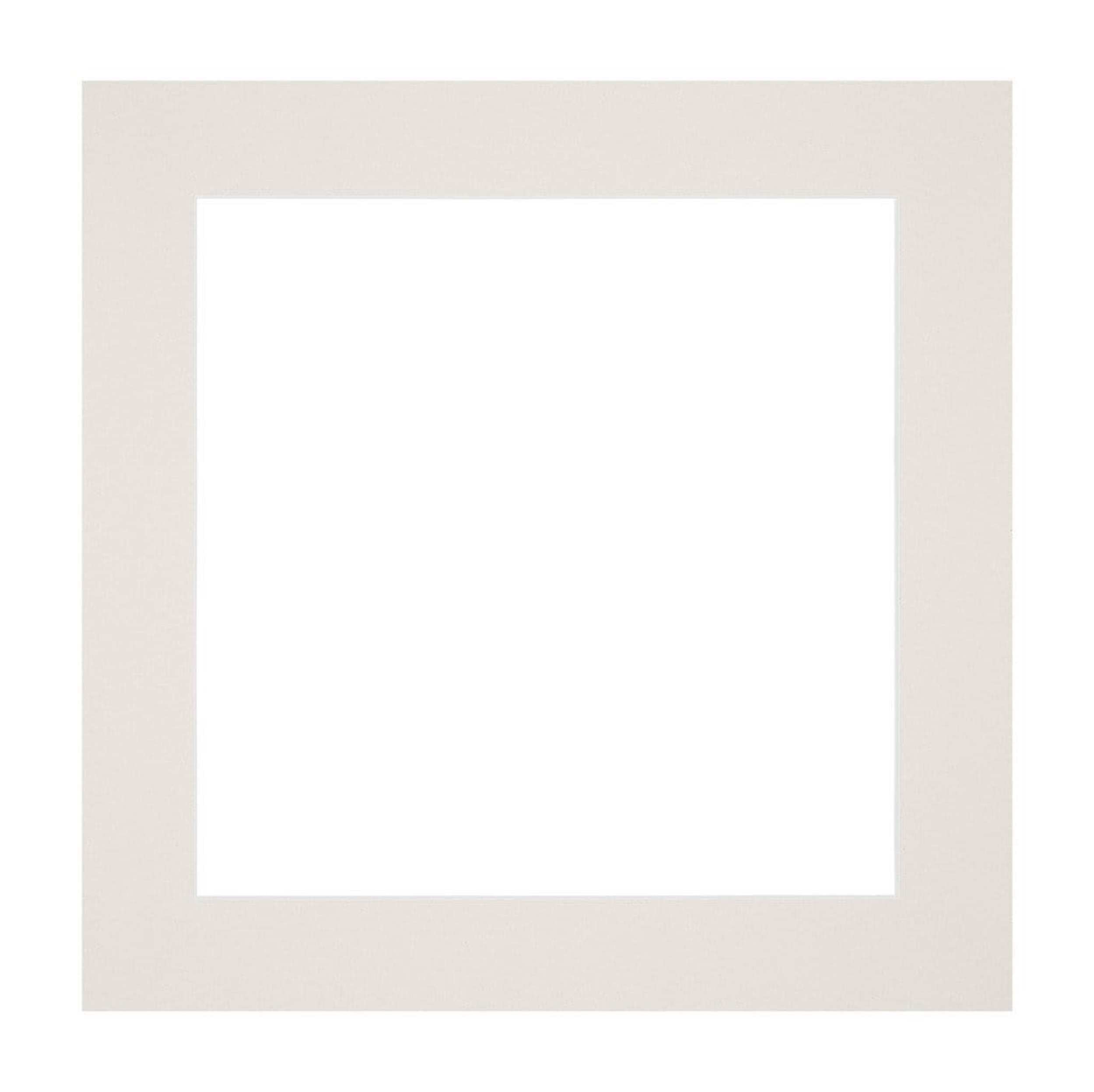 Passe Partout 20x20cm Carton Light Gray Edge Straight Front | Yourdecoration.com